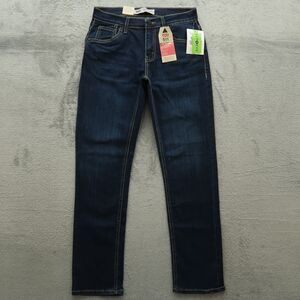 Levi's 511 Jeans Youth Boys Size 16/28R Blue Slim Straight Denim 30" Inseam NWT